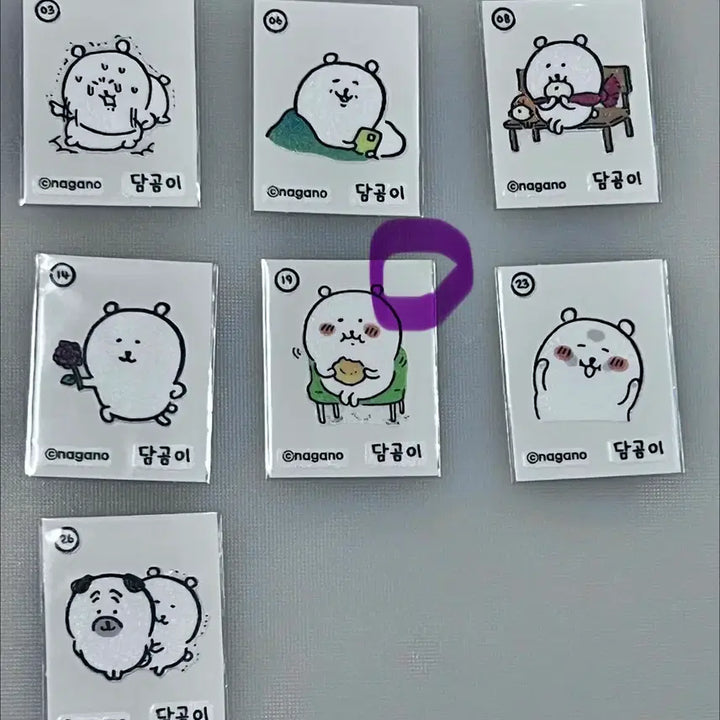 [BUNJANG] Pokemon Artwork 30th Anniversary Stickers, Joke Bear Stickers / 주기적 업뎃)포켓몬 아트워크 30주년 띠부씰 , 농담곰 등등