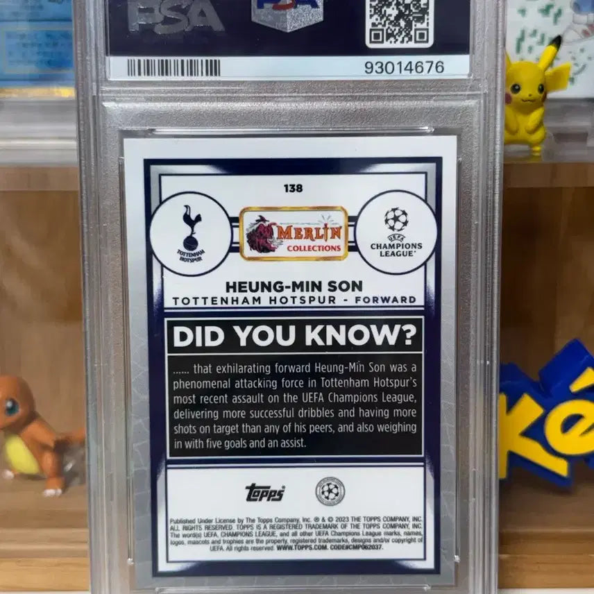 [BUNJANG] 2022-23 Topps Chrome Merlin Son Heung-min Limited Edition 250 PSA 9 / 2022-23 탑스 크롬 멀린 250한정 손흥민 psa 9