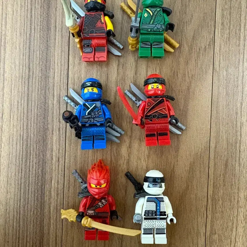 [BUNJANG] LEGO Compatible Ninjago Figures 6-Set / 레고 호환 닌자고 피규어 6종 세트