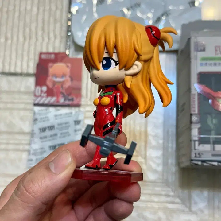 [BUNJANG] Toptoy Evangelion Weapon Series Asuka Random Figure / 탑토이 에반게리온 웨폰 시리즈 가챠 랜덤 아스카