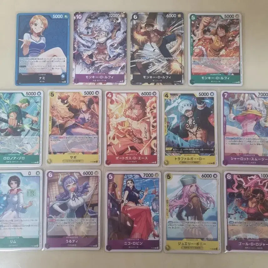 [BUNJANG] One Piece Card Japanese Promo Set (14 Cards) / 원피스카드 일본판 프로모 14장 1세트 일괄