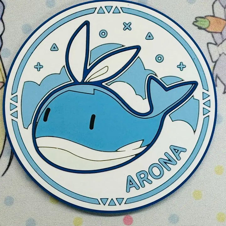 [BUNJANG] Blue Archive Arona Glass Cup &amp; Coaster Package / 블루아카이브 아로나 유리컵 &amp; 코스터 패키지