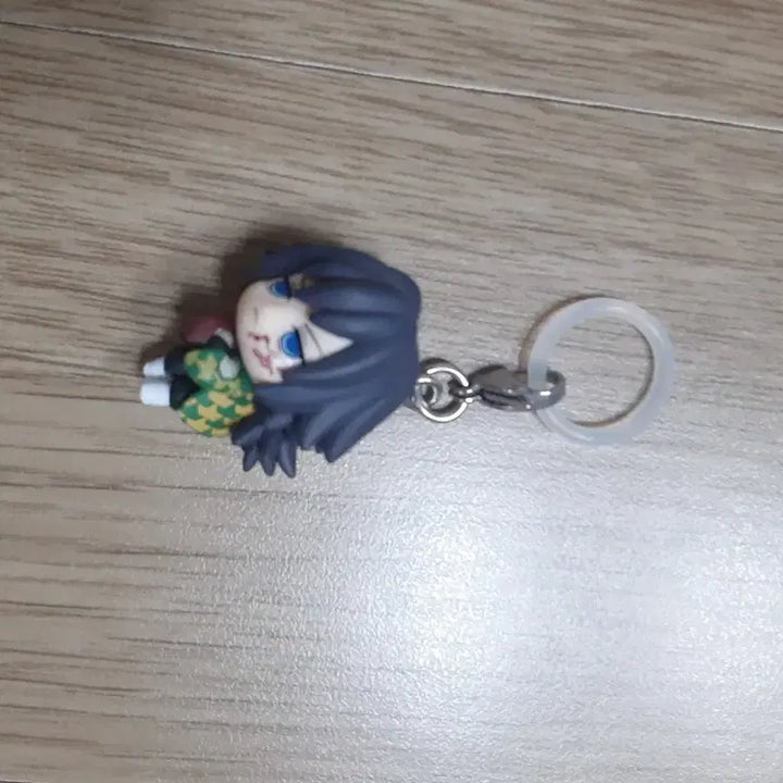 [BUNJANG] Demon Slayer Gyomei Himejima Custom Charm Keychain / 기유 무한성 대롱가챠 메지루시 개조