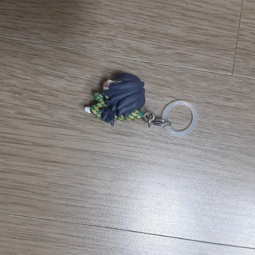 [BUNJANG] Demon Slayer Gyomei Himejima Custom Charm Keychain / 기유 무한성 대롱가챠 메지루시 개조