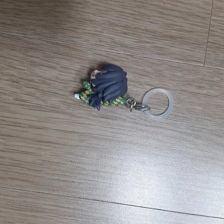 [BUNJANG] Demon Slayer Gyomei Himejima Custom Charm Keychain / 기유 무한성 대롱가챠 메지루시 개조