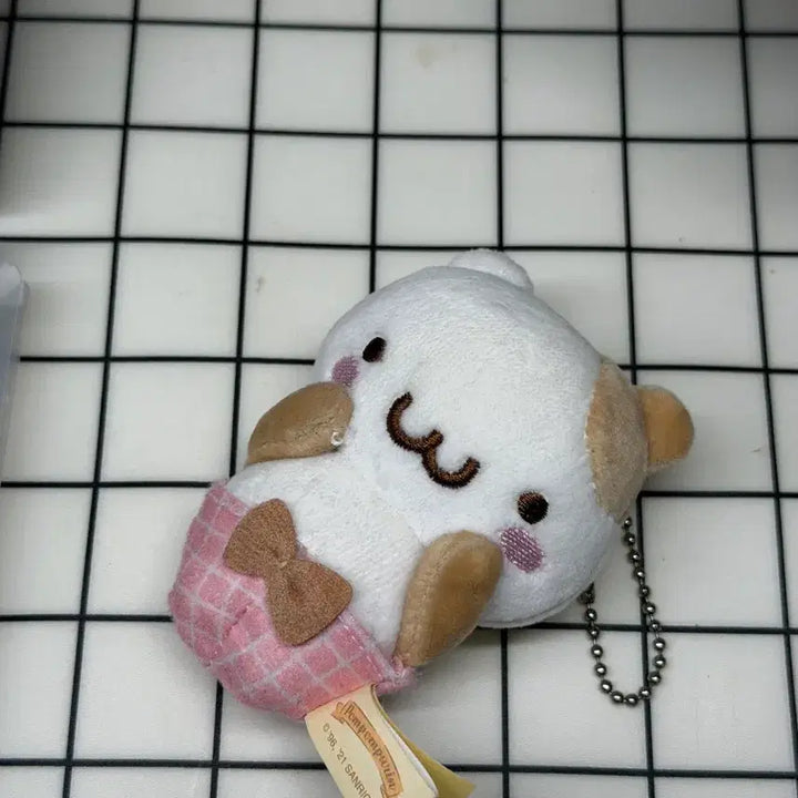 [BUNJANG] Sanrio Pompompurin Muffin Pants 30th Anniversary Mascot Doll Keychain / 산리오 폼폼푸린 머핀 팬츠 팬티 30주년 마스코트 인형 키링