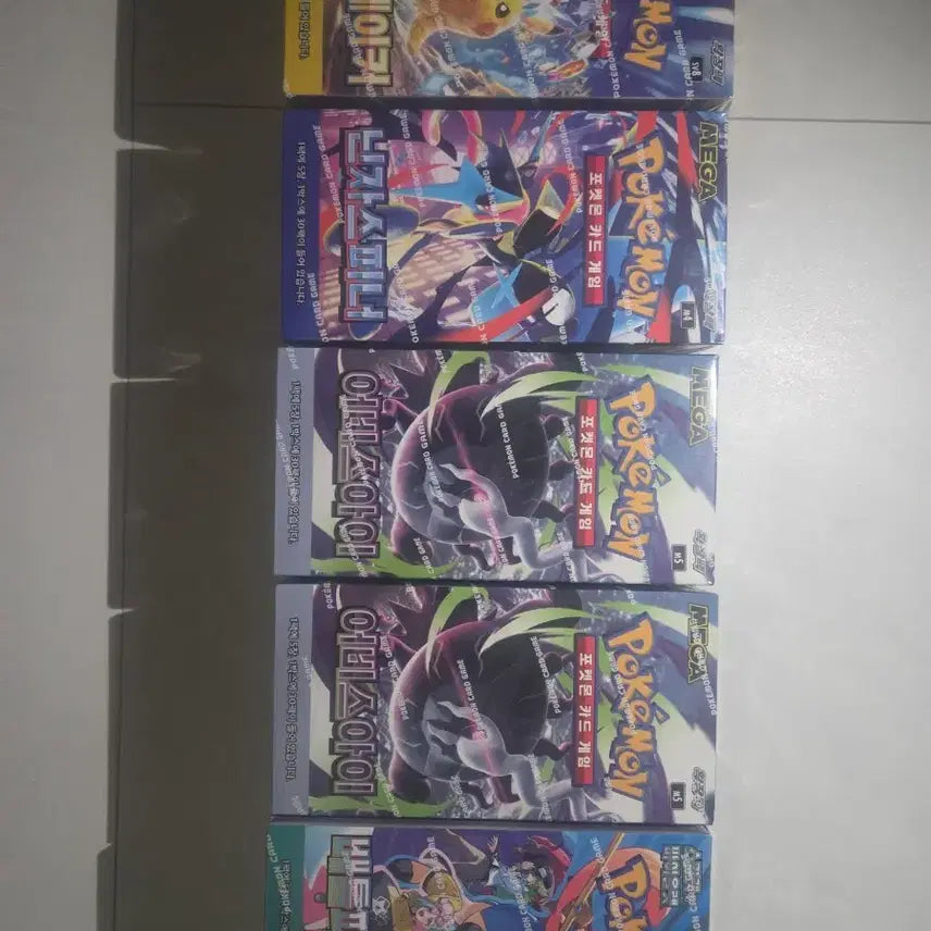 [BUNJANG] Pokemon Card Special Sets Bundle / 포켓몬카드 초전브레이커, 닌자스피너, 어비스아이, 배틀파트너즈 박스 팝니다