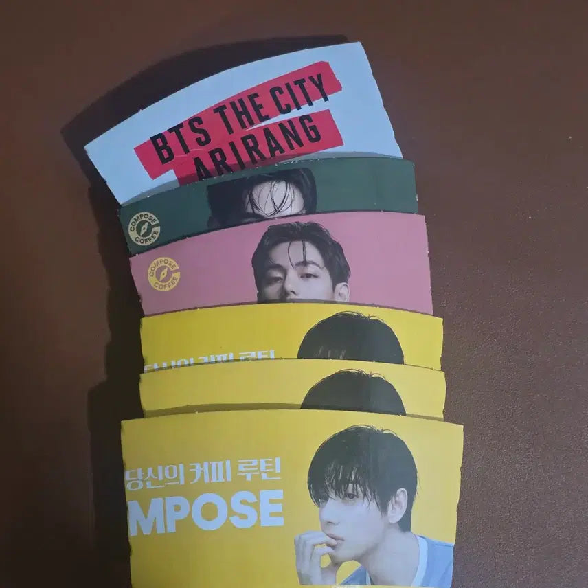 [BUNJANG] BTS V Compose Coffee Bundle Set Cup Holder / 컴포즈커피 컵홀더 V 김태형 BTS V 일괄판매