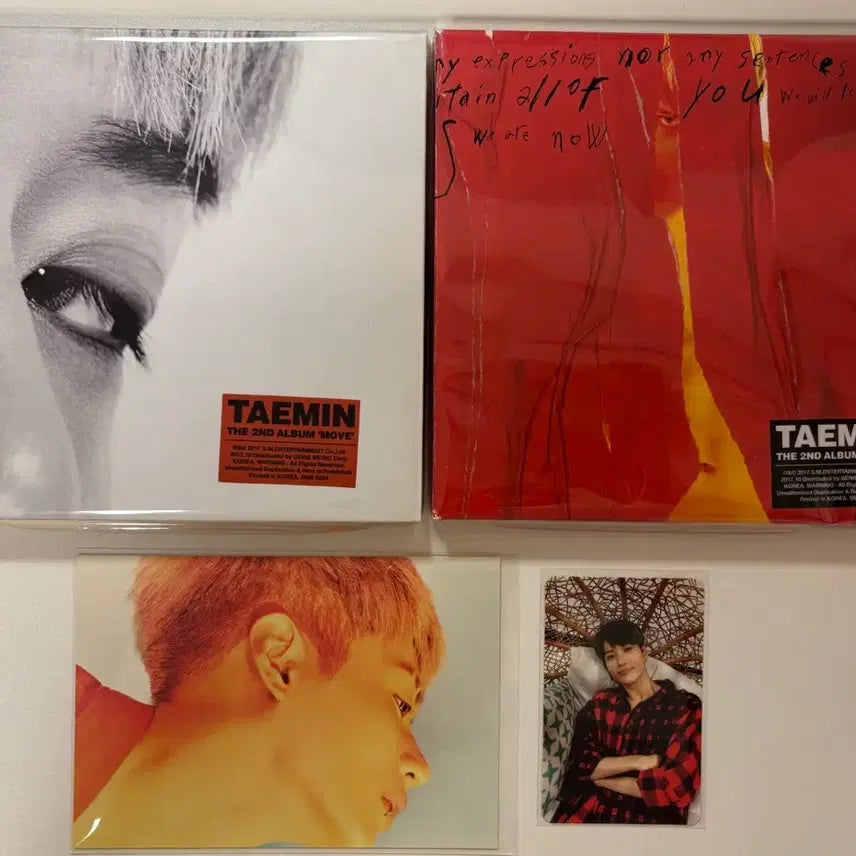 [BUNJANG] Taemin Move Album Set (Unsealed) / 태민 무브 앨범 세트 (개봉)