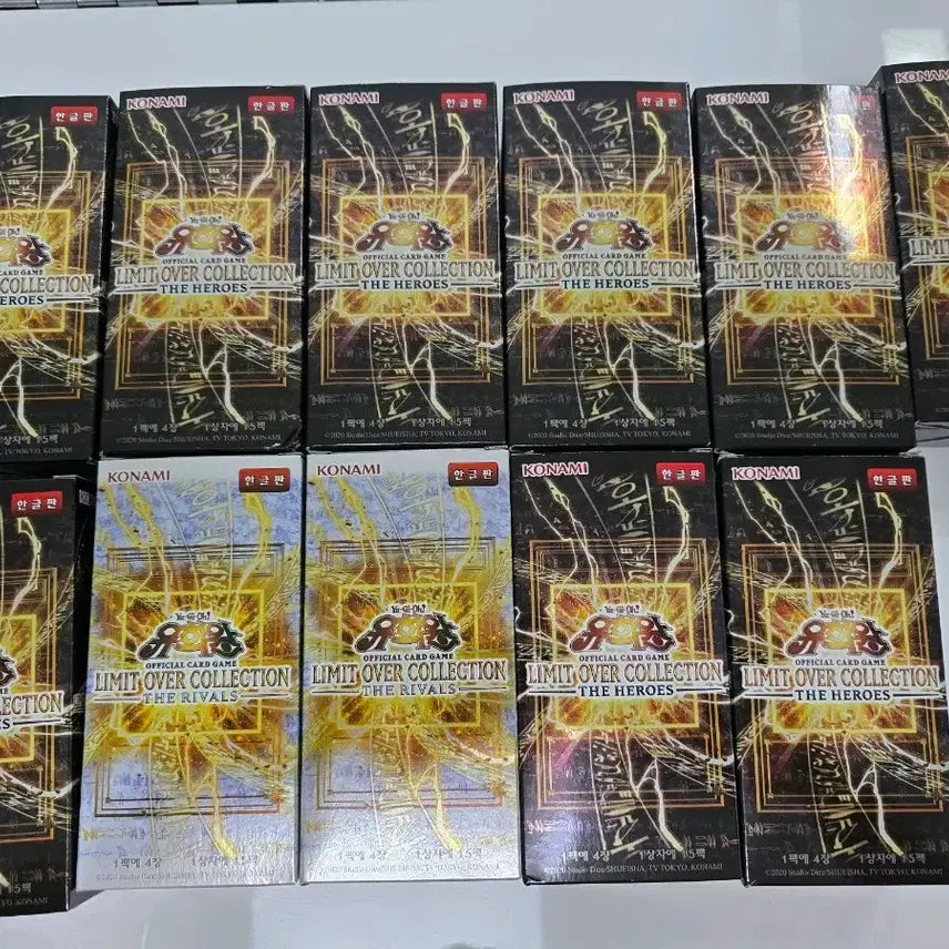 [BUNJANG] Yu-Gi-Oh! Raging Tempest 6+ Booster Boxes Lot / 유희왕 리오컬 6박스 이상 슈레~시크 일괄