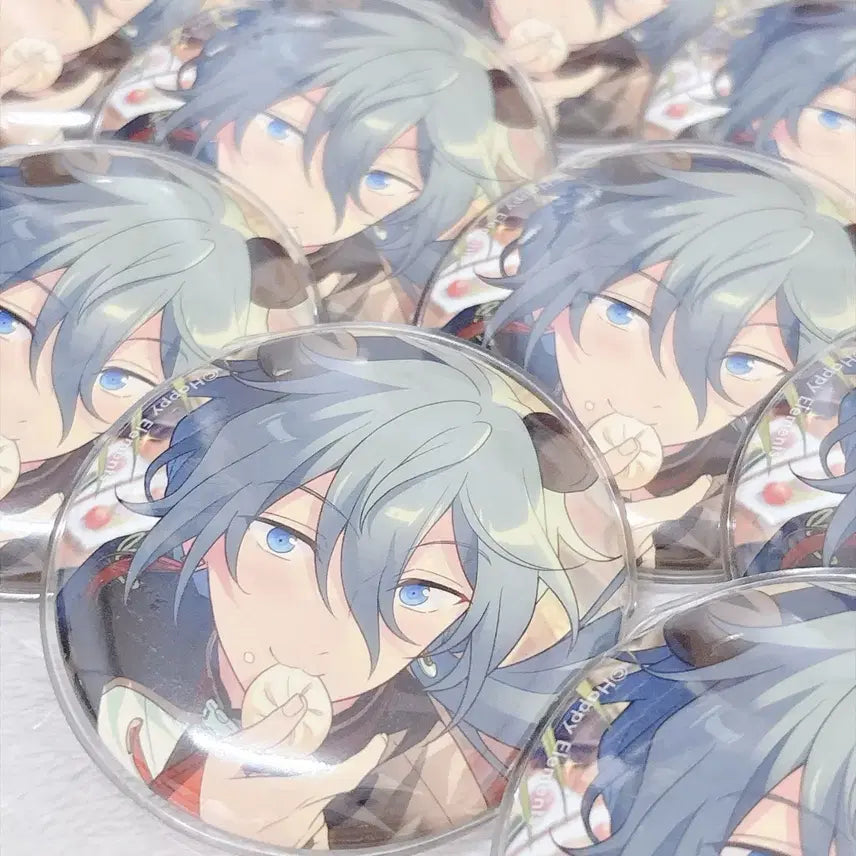 [BUNJANG] Ensemble Stars! Niki Shiina Theme Core Ibacore Panda Can Badges (Set of 12) / 앙스타 시이나 니키 테마코레 이베코레 판다 팬더 캔뱃지 이타백 전용 12개