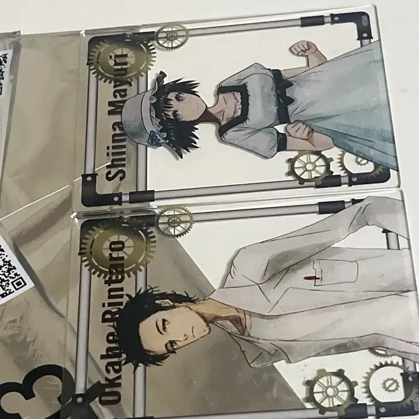 [BUNJANG] Steins;Gate Okabe Rintaro &amp; Shiina Mayuri Acrylic Card Bundle / 슈타인즈게이트 아크릴카드 오카베 린타로,시이나 마유리 일괄(희귀매물)