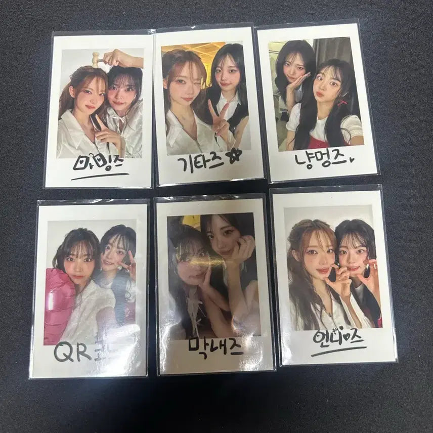 [BUNJANG] QWER 2nd Anniversary Pop-up Unit Photocard Set (6 Types) / QWER 2주년 팝업 유닛 포카 6종 셋트입니다