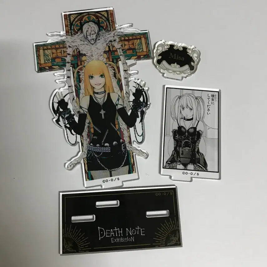 [BUNJANG] Death Note Misa Amane Diorama Acrylic Standee / [데스노트 미사 디오라마 아크릴] 렘 라이토 엘 쿠지 인형 피규어 넨도