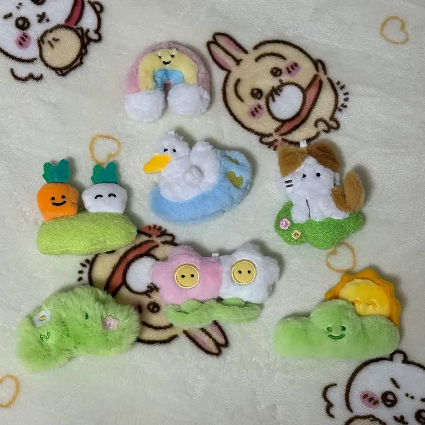 [BUNJANG] Farm Random Magnet Plush 7 Types Bundle Set / 농장 랜덤 마그넷 인형 7종 일괄 판매
