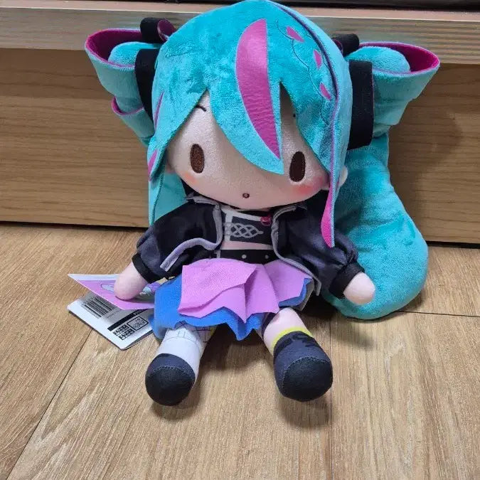 [BUNJANG] Sega Hatsune Miku Fuwa Fuwa Puchi Nuigurumi Mik-ppang / (새상품) 세가 하츠네 미쿠 후와후와 푸치 누이구루미 밐빵이