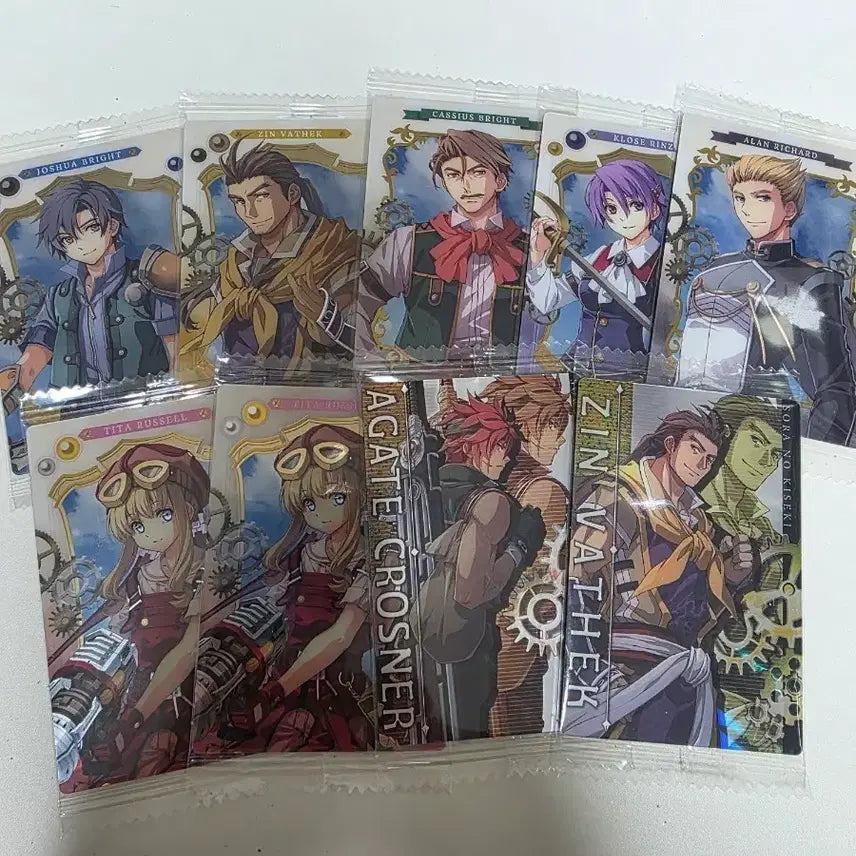 [BUNJANG] The Legend of Heroes: Trails in the Sky Visual Wafers Card Bundle Set / 영웅전설 비주얼 웨하스 카드 하늘의 궤적 일괄