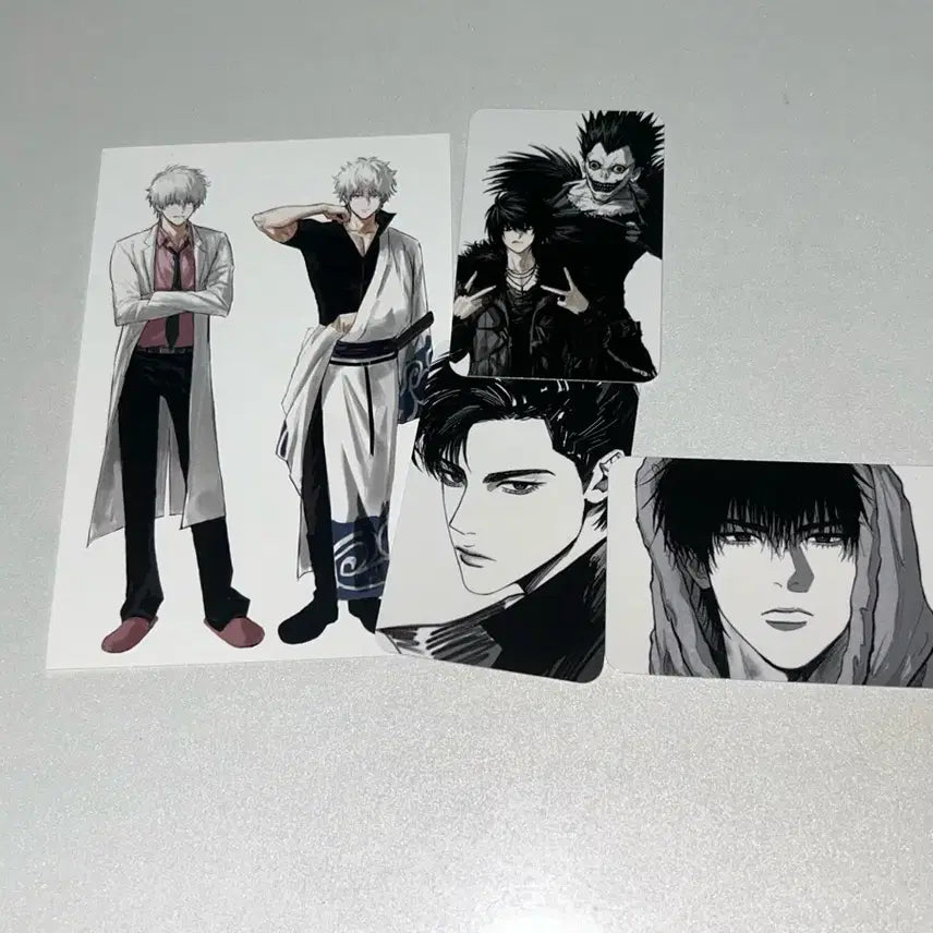 [BUNJANG] Gintama Gintoki Postcard, Death Note L, Slam Dunk Seotaewung Bundle Set / 은혼 긴토키 엽서 데스노트 엘 슬램덩크 서태웅 포카 일괄