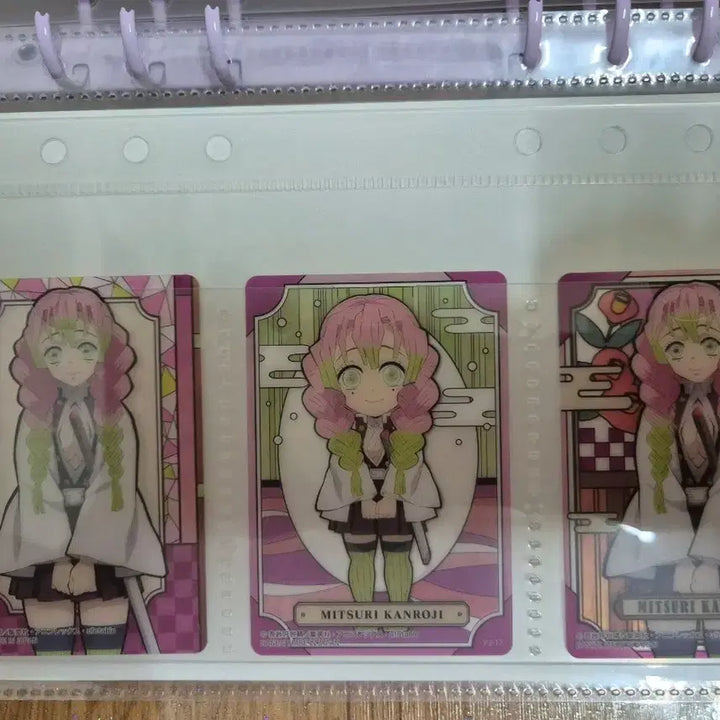 [BUNJANG] Demon Slayer Mitsuri Kanroji 3 Types Acrylic Card / 귀멸의칼날 클리어카드 미츠리 3종