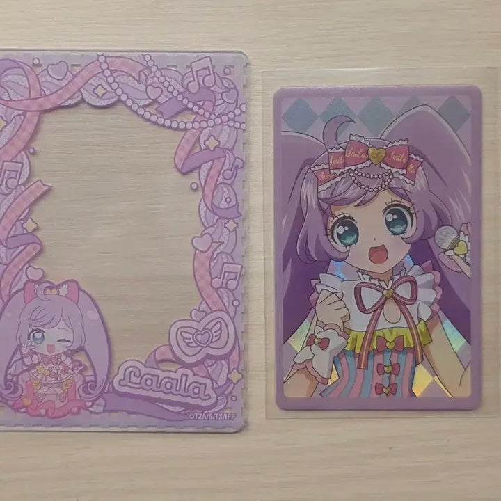 [BUNJANG] Pripara Lala Character Toploader / V Square 10th Anniversary Pop-up Photocard Holder / 프리파라 라라 캬라핀 탑로더/브이스퀘어 10주년 팝업 포토카드