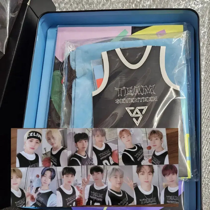 [BUNJANG] SEVENTEEN 2021 Membership Carat 6th Kit Basketballtin Photocard Full Set / 세븐틴 2021 멤버십 캐럿 6기 키트 농구틴 포카 포함 풀셋
