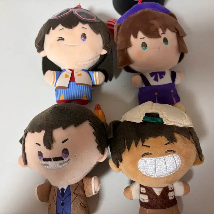 [BUNJANG] Detective Conan Movie Theater Version Bento Plush Set of 4 / (급전) 명탐정 코난 영화관 버전 도시락 누이 인형