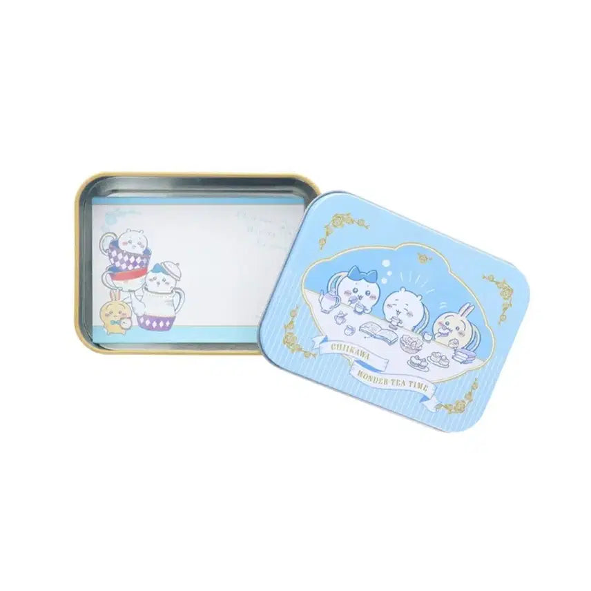 [BUNJANG] Chiikawa Tin Case Memo Pad with Bonus Items / 치이카와 틴케이스 메모지 +덤