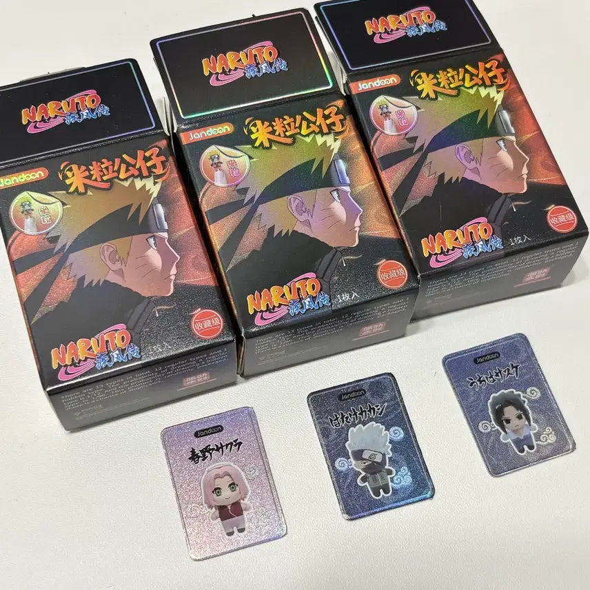 [BUNJANG] Naruto Rice Ball Figure Gacha Set - Sasuke, Kakashi, Sakura (Sealed) / 미개봉) 나루토 쌀알 피규어 가챠 7반 사스케 카카시 사쿠라 일괄