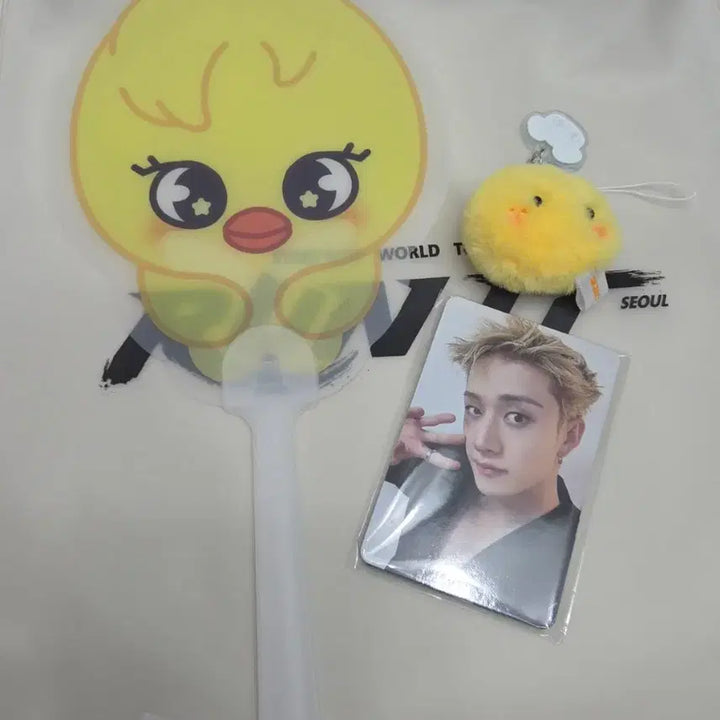 [BUNJANG] Stray Kids Concert Entrance Gift Set (Fan, Keychain, Photocard) / 스트레이키즈 콘서트 입장 기프트 뽁아리 세트