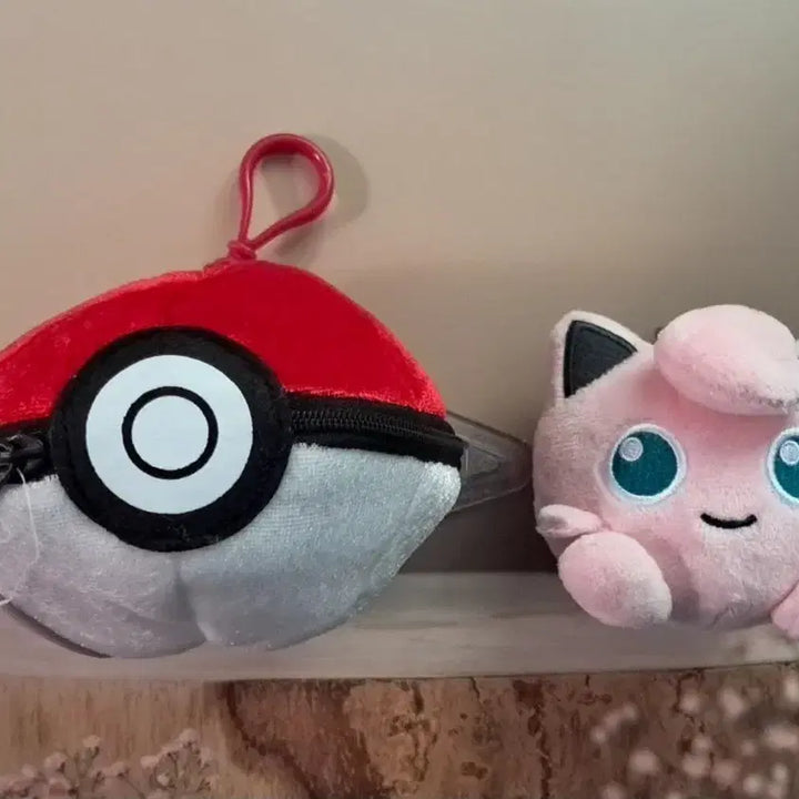 [BUNJANG] Pokemon Monster Ball Pouch + Jigglypuff Charm / 포켓몬스터 "몬스터볼 파우치 + 푸린" (사은품 증정)