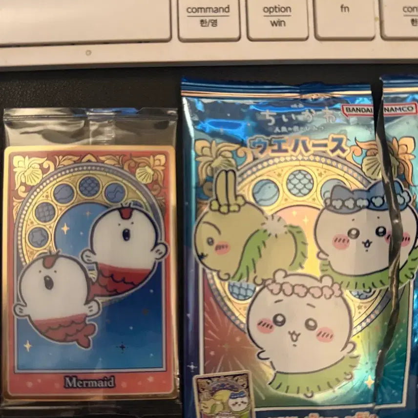 [BUNJANG] Chiikawa Mermaid Island Wafer Card / 치이카와 인어섬 웨하스