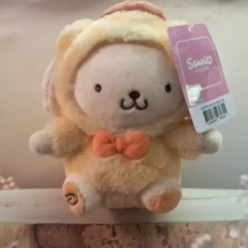 [BUNJANG] Sanrio Pompompurin Plush Doll Bag Charm (13cm) / 산리오 "폼폼푸린" 정품 봉제인형 가방 키링