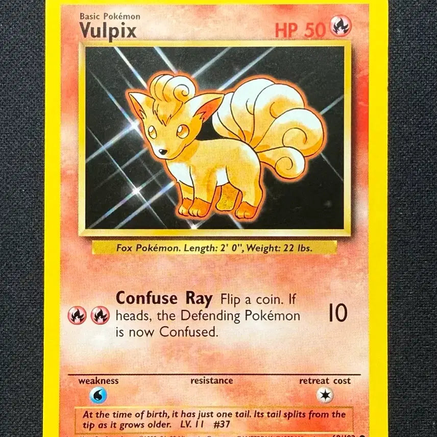 [BUNJANG] Pokemon Card North America 1999 1st Edition Vulpix Single / [싱글카드] 포켓몬카드 북미 1999년 초판 식스테일 팝니다