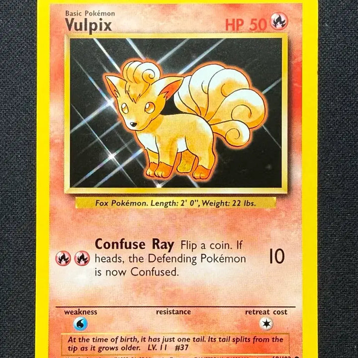 [BUNJANG] Pokemon Card North America 1999 1st Edition Vulpix Single / [싱글카드] 포켓몬카드 북미 1999년 초판 식스테일 팝니다