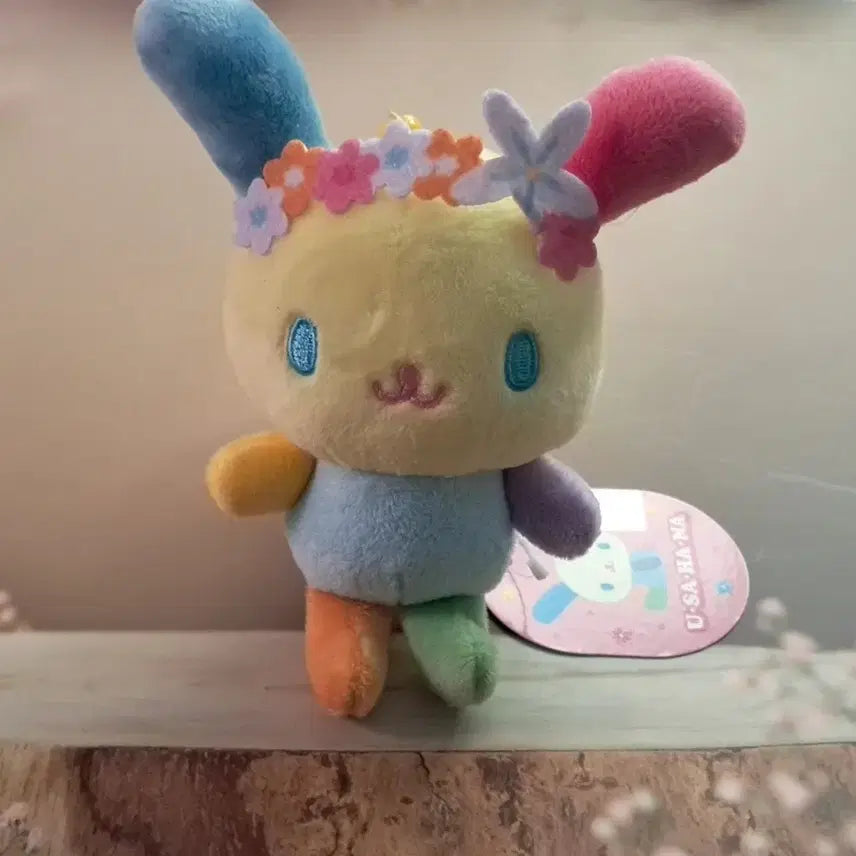 [BUNJANG] Sanrio Usahana Plush Bag Charm / 산리오 "우사하나" 봉제인형 가방 키링