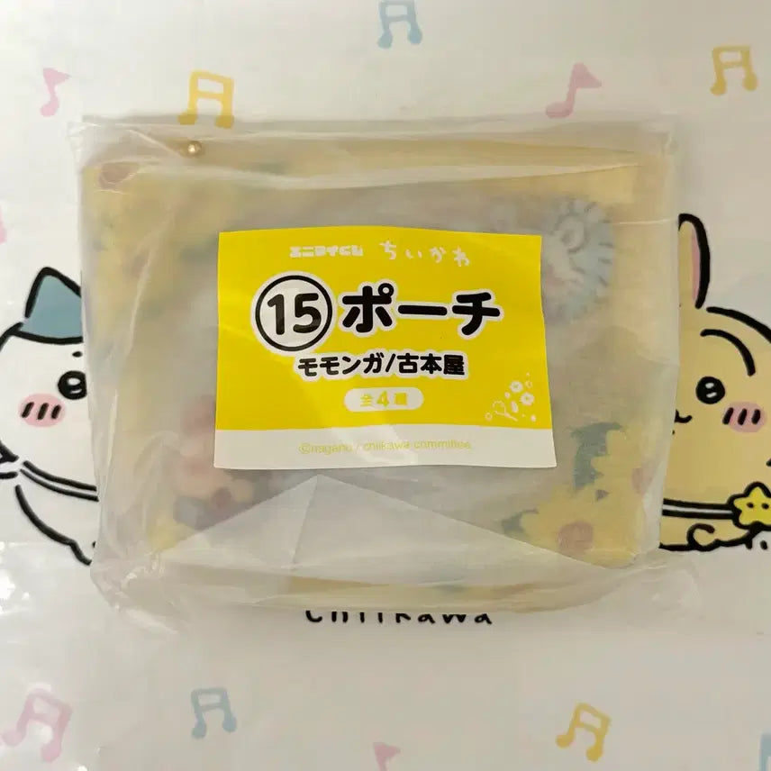 [BUNJANG] Chiikawa Momonga &amp; Kani Pouch / 치이카와 여름쿠지 애니마이 모몽가 카니 파우치