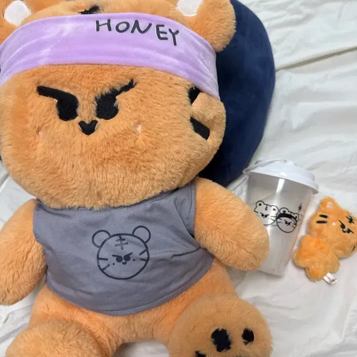 [BUNJANG] MONSTA X Joohoney Unofficial Plush Set (Kkulraengi, Jijonhaengi) / 몬스타엑스 주헌 비공식 인형 꿀랭이 지존랭이 SET