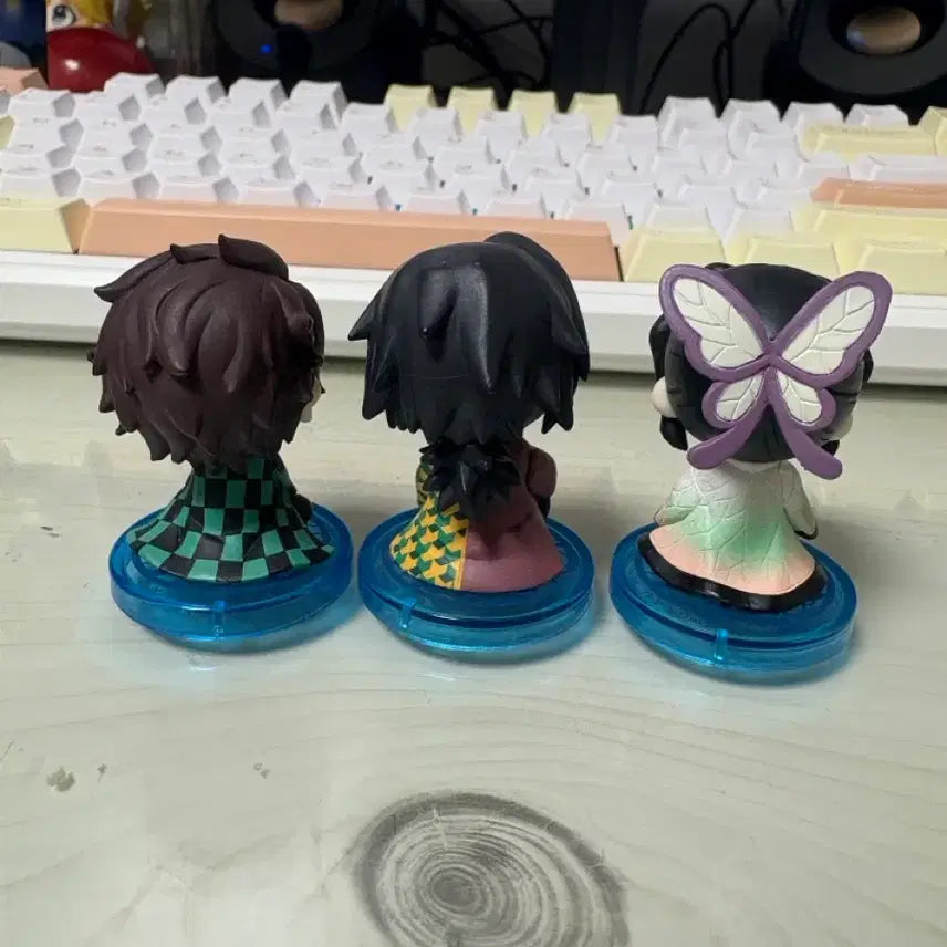 [BUNJANG] Demon Slayer: Kimetsu no Yaiba Suwarasetai Gacha Figures Bundle Set (3 Types) / 귀멸의 칼날 귀칼 스와라세타이 가챠 피규어 일괄