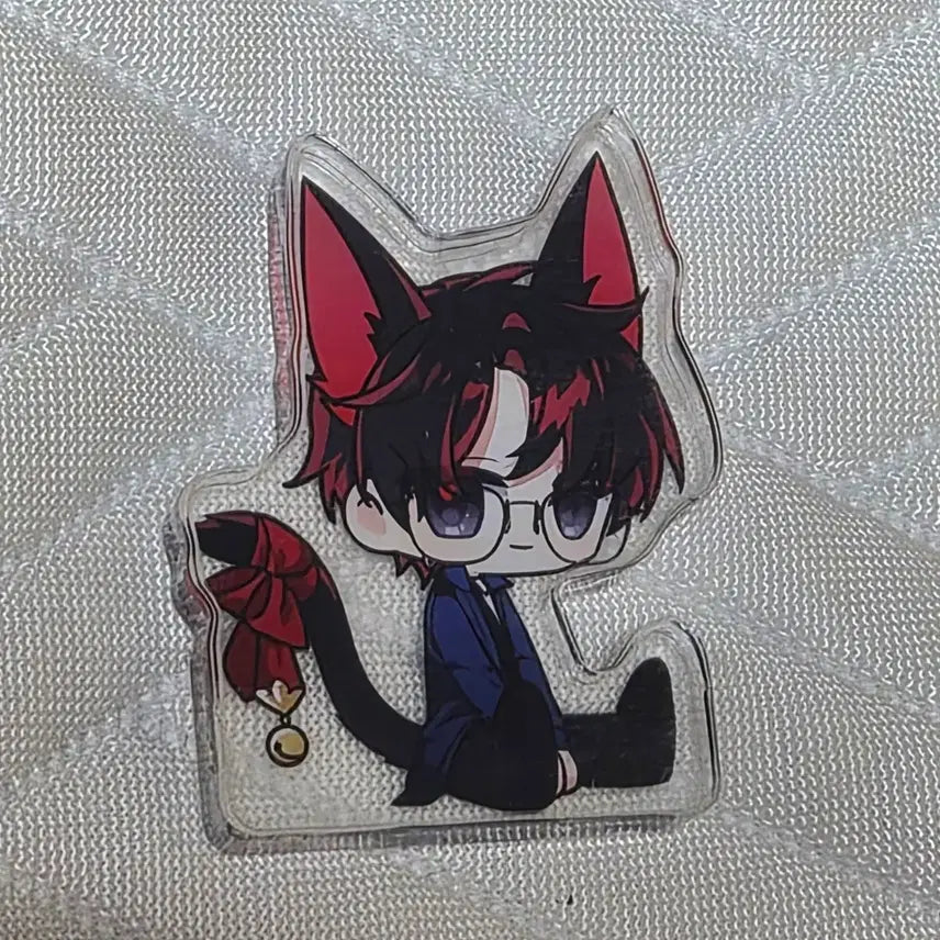 [BUNJANG] Delnim Kim Soreum Hyumoo 1 Team Grape Agent Cat Acrylic Standee / 괴담출근 괴출 델님 김솔음 현무1팀 포도요원 고양이 아크릴 코롯토