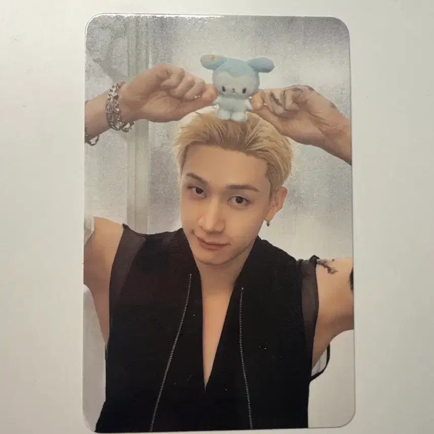 [BUNJANG] Stray Kids Bang Chan RUN IT SEOUL TASY PLUSH BABY Photocard / 스트레이 키즈 런잇 서울 테이지 BABY 방찬 포카