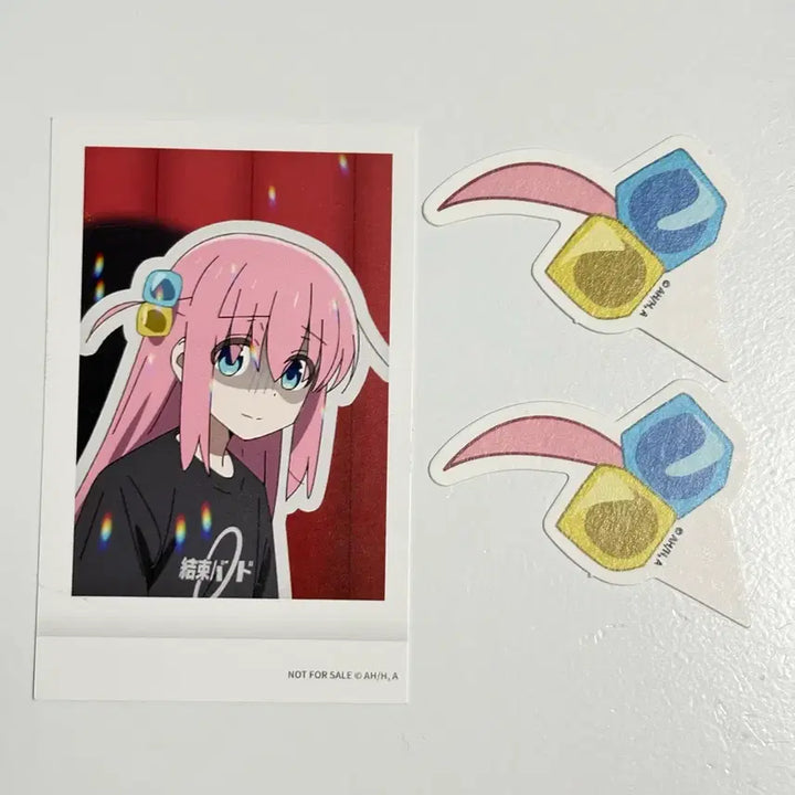 [BUNJANG] Bocchi the Rock! Animate Collaboration Cafe Hitori Photocard &amp; Dessert Picks Set / 애니메이트 봇치더록 콜라보 카페 특전 히토리