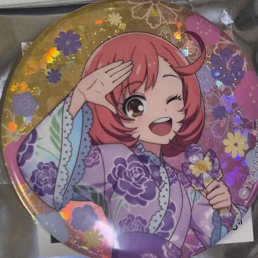 [BUNJANG] Dream Live Prism Stone Matsuri Ayase Naru Can Badge / 꿈의라이브 프리즘스톤 마츠리 캔뱃지  아야세 나루
