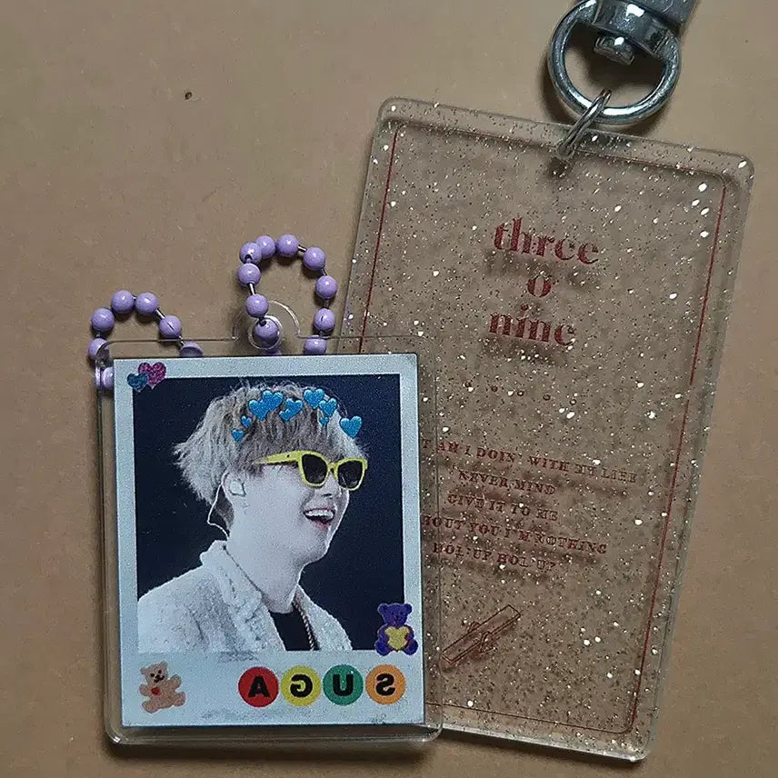 [BUNJANG] BTS Suga Bundle Set Slogan, Acrylic Keyring, Grip Talk / BTS 방탄소년단 슈가 슬로건/아크릴 비공굿 일괄