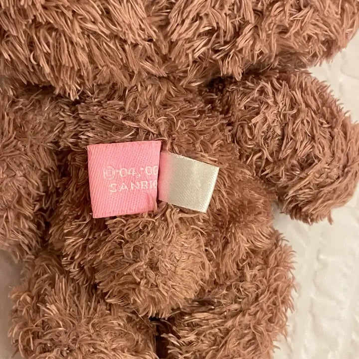 [BUNJANG] Sanrio Sugarbunnies Pink Tag Kurousa Embroidered Doll Japanese Vintage Rabbit / 고전 산리오 슈가바니즈 핑크택 쿠로우사 자수 인형 구체관절인형 일본 빈티지 토끼인형