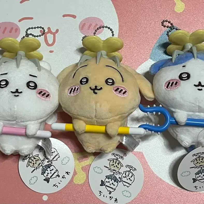 [BUNJANG] Chiikawa Chikawa, Usagi, Hachiware Mascot Bundle Set / 치이카와 토벌실패 치이카와, 우사기, 하치와레 마스코트