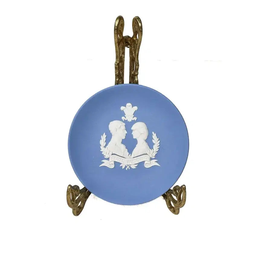 [BUNJANG] Wedgwood Jasperware Pale Blue Royal Wedding 1982 Pin Dish / [영국엔틱] 웨지우드 제스퍼웨어 페일블루 로얄웨딩1982년 핀디쉬(2)