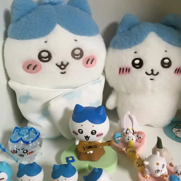 [BUNJANG] Chiikawa Hachiware Fuwa Fuwa Baby Pouch Doll Bundle Set / [일괄] 치이카와 하치와레 베이비 후와후와 포대기 누이 피규어