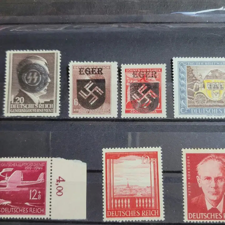 [BUNJANG] 1940s Germany Hitler Era Stamp Collection (11 Stamps) / (독일우표)1940년대 독일히틀러시대 우표 11종 모음집