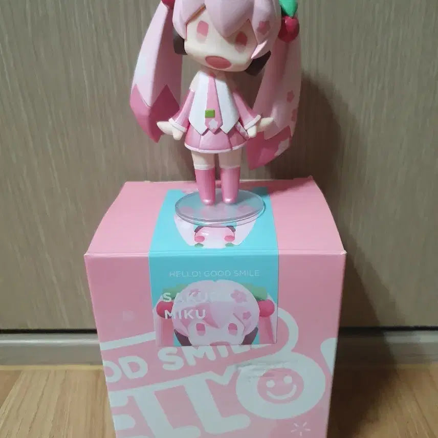 [BUNJANG] Hello Good Smile Sakura Miku Figure / 헬로굿스마일 미쿠 사쿠라 헬로 HELLO 피규어