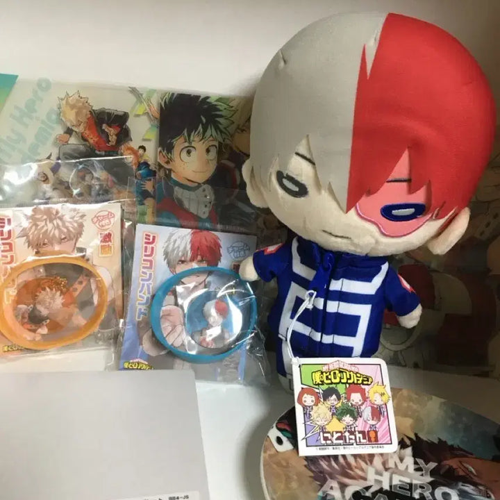 [BUNJANG] My Hero Academia Jump Shop Bundle: Nitotan, Big Plush, Goods, Bracelet / [일괄] 히로아카 점프샵 접시 니토탄 빅 누이 굿즈 팔찌